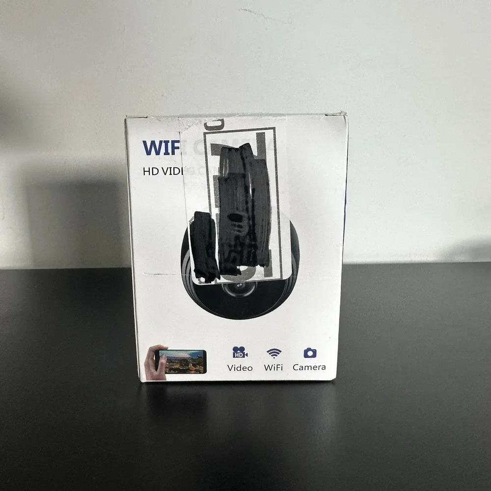 HSR-A9MINI WiFi HD IP Indoor Mini Surveillance Camera, USB Powered, Black
